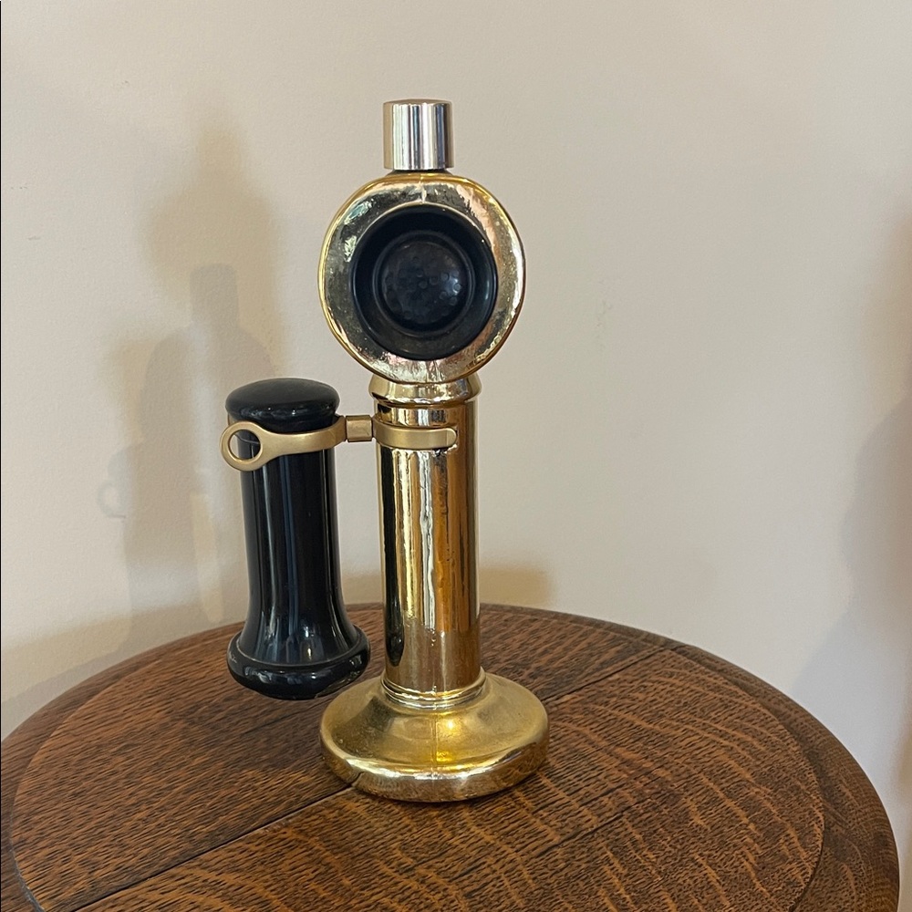 Avon Vintage Gold and Black Telephone
